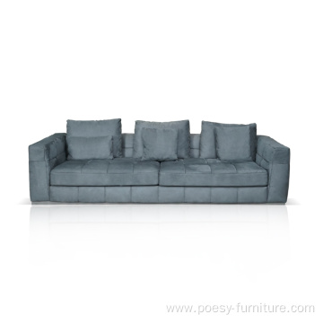 Living Room Customized Linen Fabric Modern Sofa Set